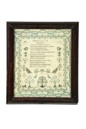 SAMPLER.  Elizabeth Wright  En
