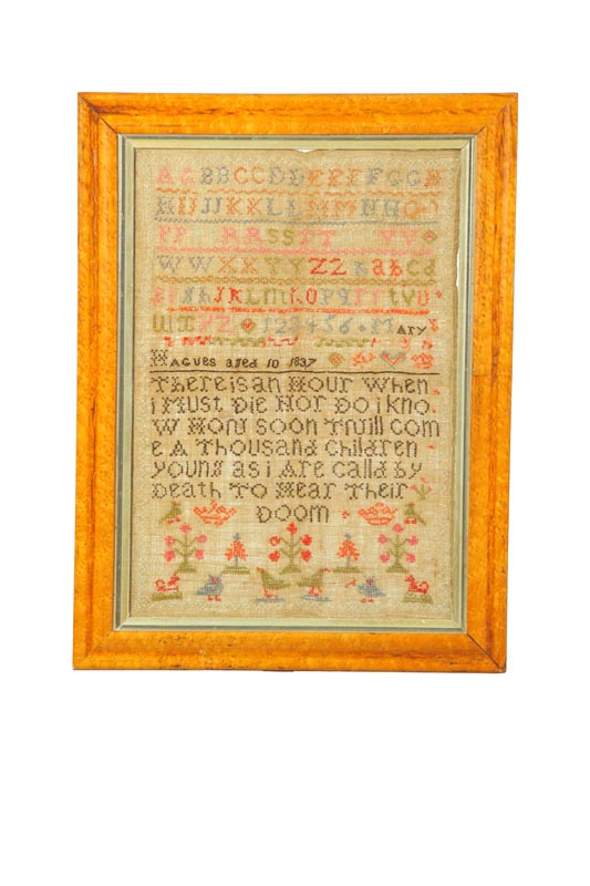SAMPLER.  Mary Hagus  probably