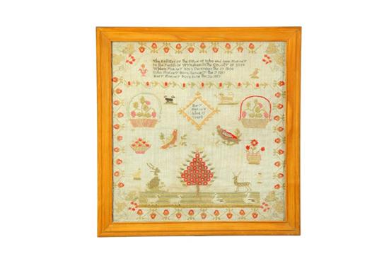 SAMPLER.  Mary Pinkney 