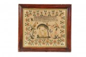 SAMPLER.  Mary Rigby  American