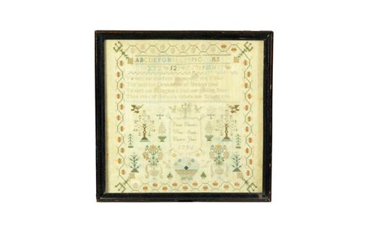 SAMPLER.  Phebe Harris  England 