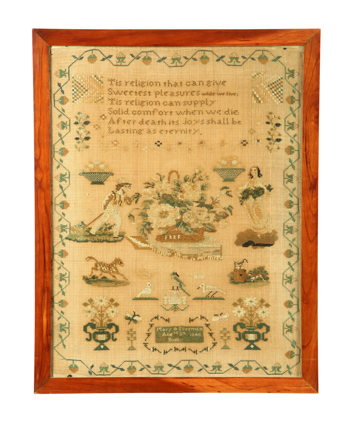 SAMPLER.  Probably Nottinghamshire