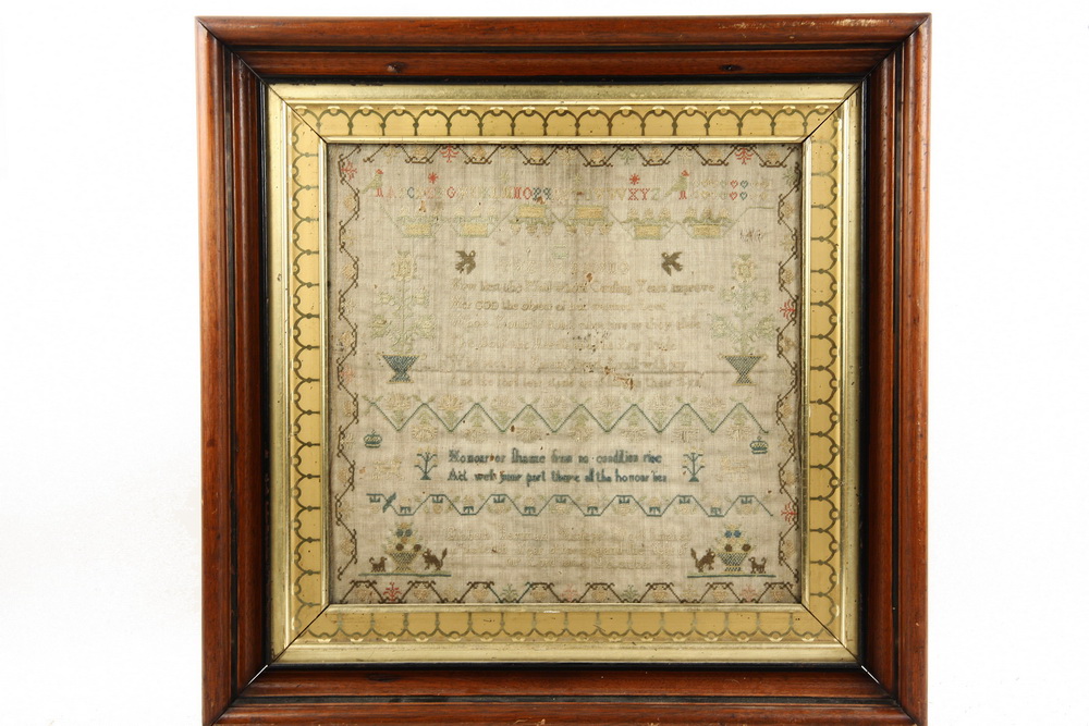 SAMPLER - Student Work on Linen