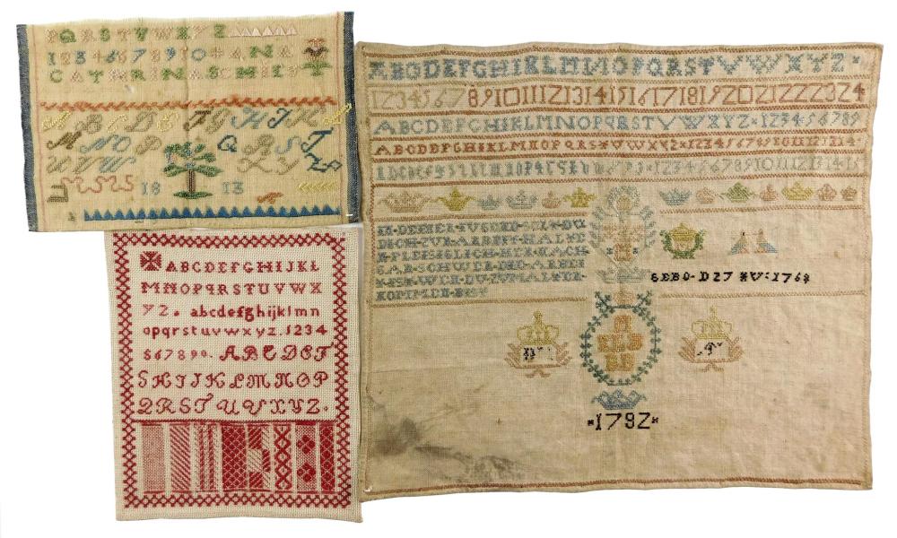 SAMPLERS: THREE CONTINENTAL
