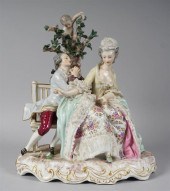 SAMSON ET CIE. PORCELAIN FIGUR