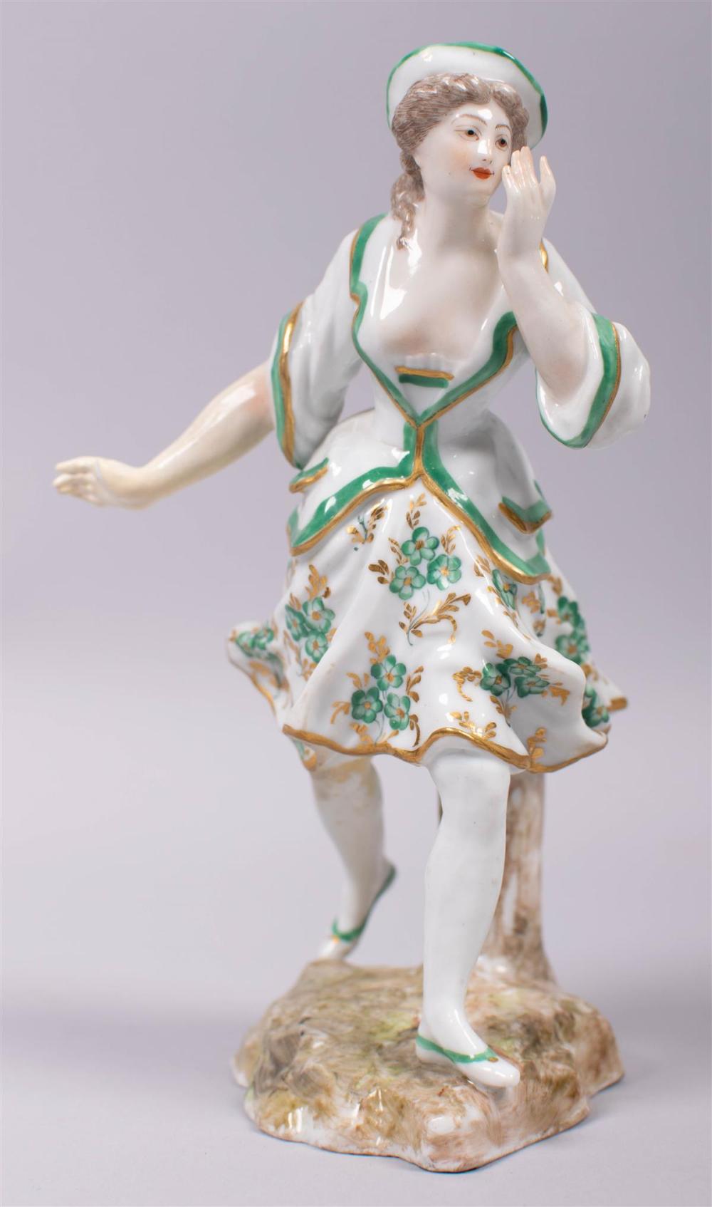 SAMSON ET CIE PORCELAIN FIGURE OF A