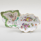 SAMSON PORCELAIN LEAF FORM DIS