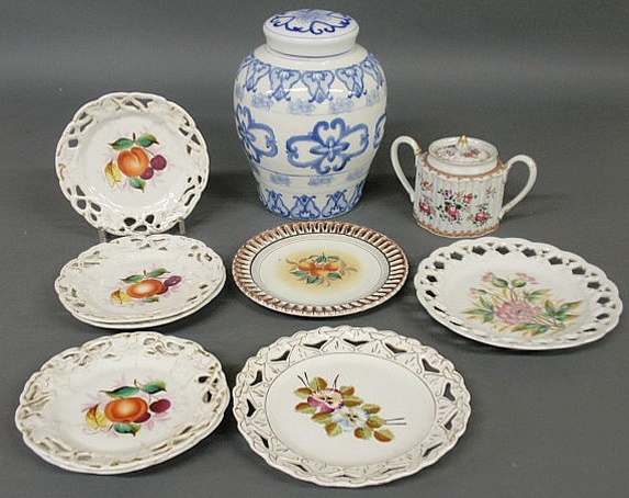 Samson sugar pot 4.5"h. c.1875