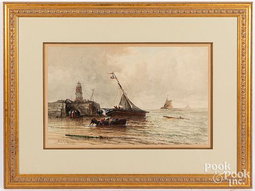 SAMUEL A. MULHOLLAND, WATERCOLOR