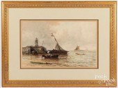 SAMUEL A. MULHOLLAND, WATERCOL