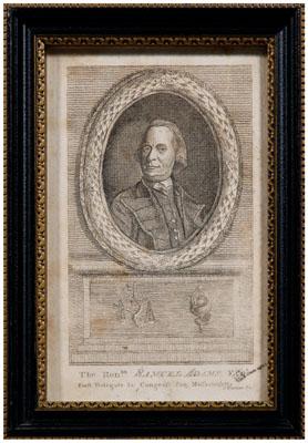 Samuel Adams engraving, &quot;The