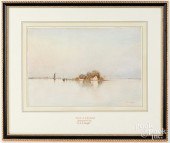 SAMUEL CHAFFEE, WATERCOLOR<br>