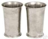 SAMUEL DANFORTH PAIR OF PEWTER