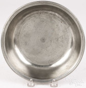 SAMUEL DANFORTH PEWTER BASIN<b