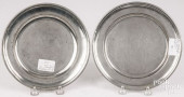 SAMUEL DANFORTH PEWTER PLATES<