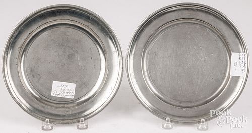 SAMUEL DANFORTH PEWTER PLATESSamuel