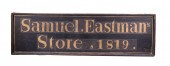 SAMUEL EASTMAN'S STORE SIGN Go
