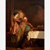 SAMUEL EDMONSTON "FALSTAFF AT