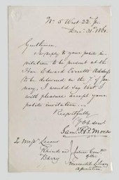Samuel F. B. Morse letter, sev