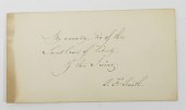 SAMUEL F. SMITH AUTOGRAPHED CA