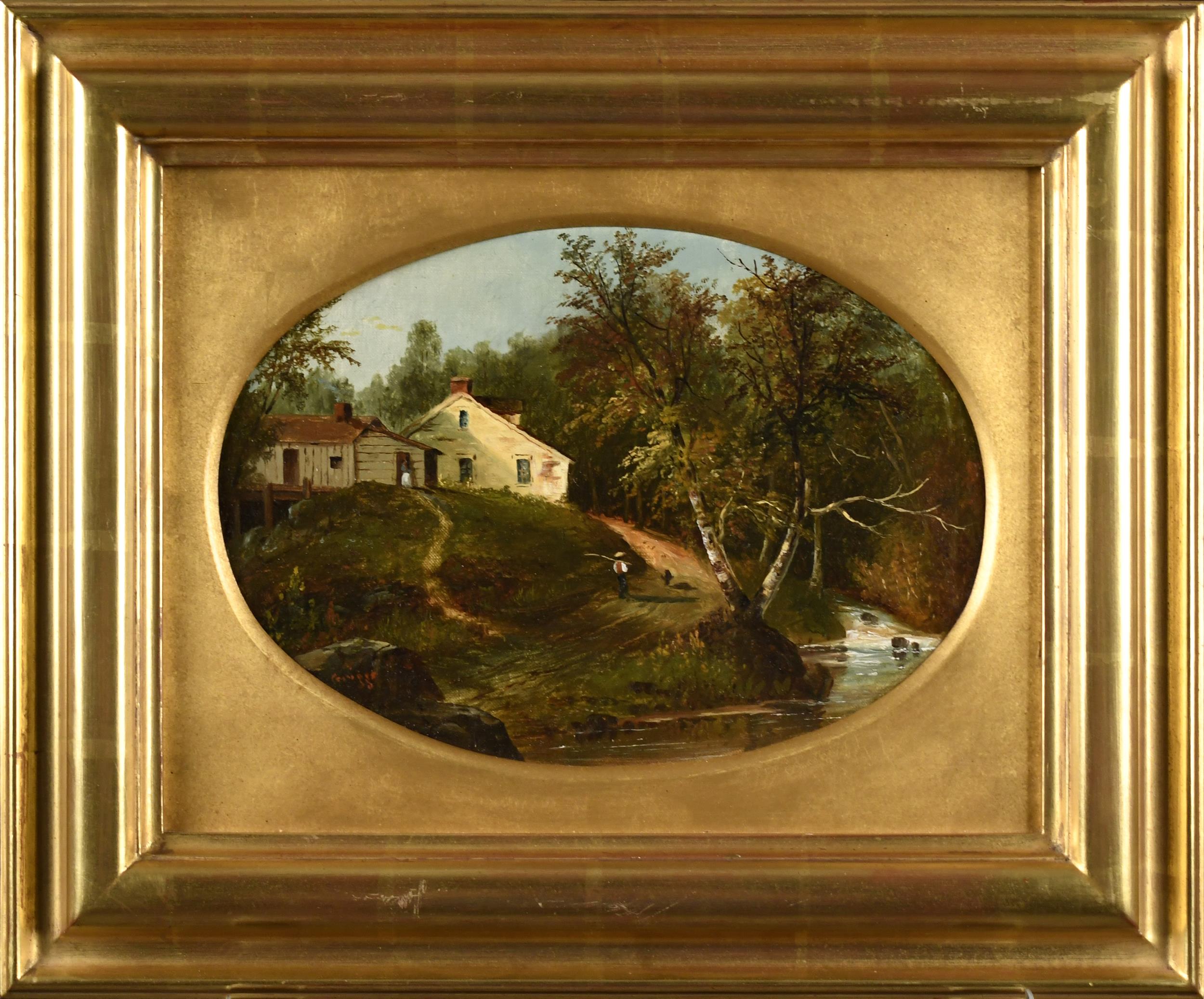 SAMUEL GRIGGS OIL, FARMHOUSE,