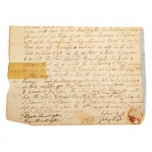 SAMUEL HUNTINGTON, HANDWRITTEN
