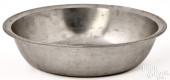 SAMUEL KILBOURNE PEWTER BASIN<