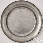 SAMUEL KILBOURNE PEWTER PLATE<