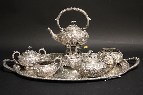 SAMUEL KIRK 7 PC STERLING