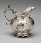 Samuel Kirk coin silver creame
