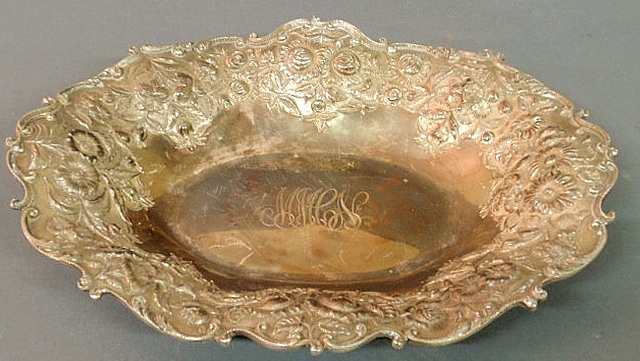 Samuel Kirk & Son oval sterling