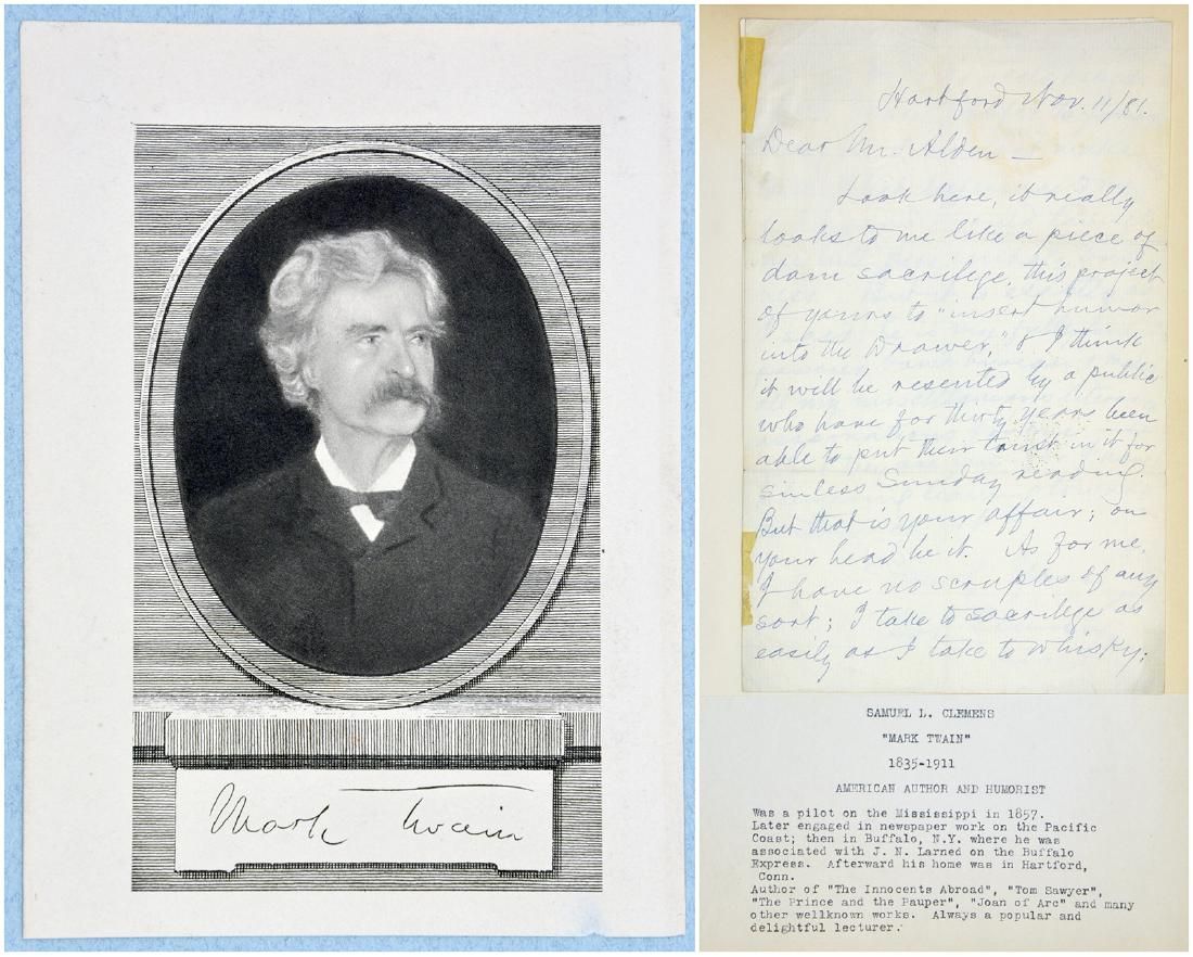 SAMUEL L. CLEMENS "MARK TWAIN"