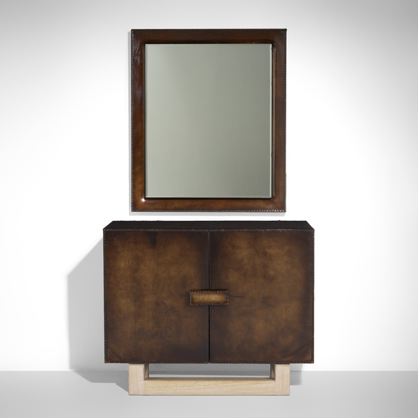 Samuel Marx. Cabinet and mirror. c.