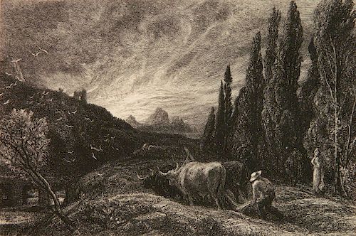 SAMUEL PALMER ETCHINGSamuel