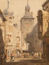 Samuel Prout (1783-1852)/Clock