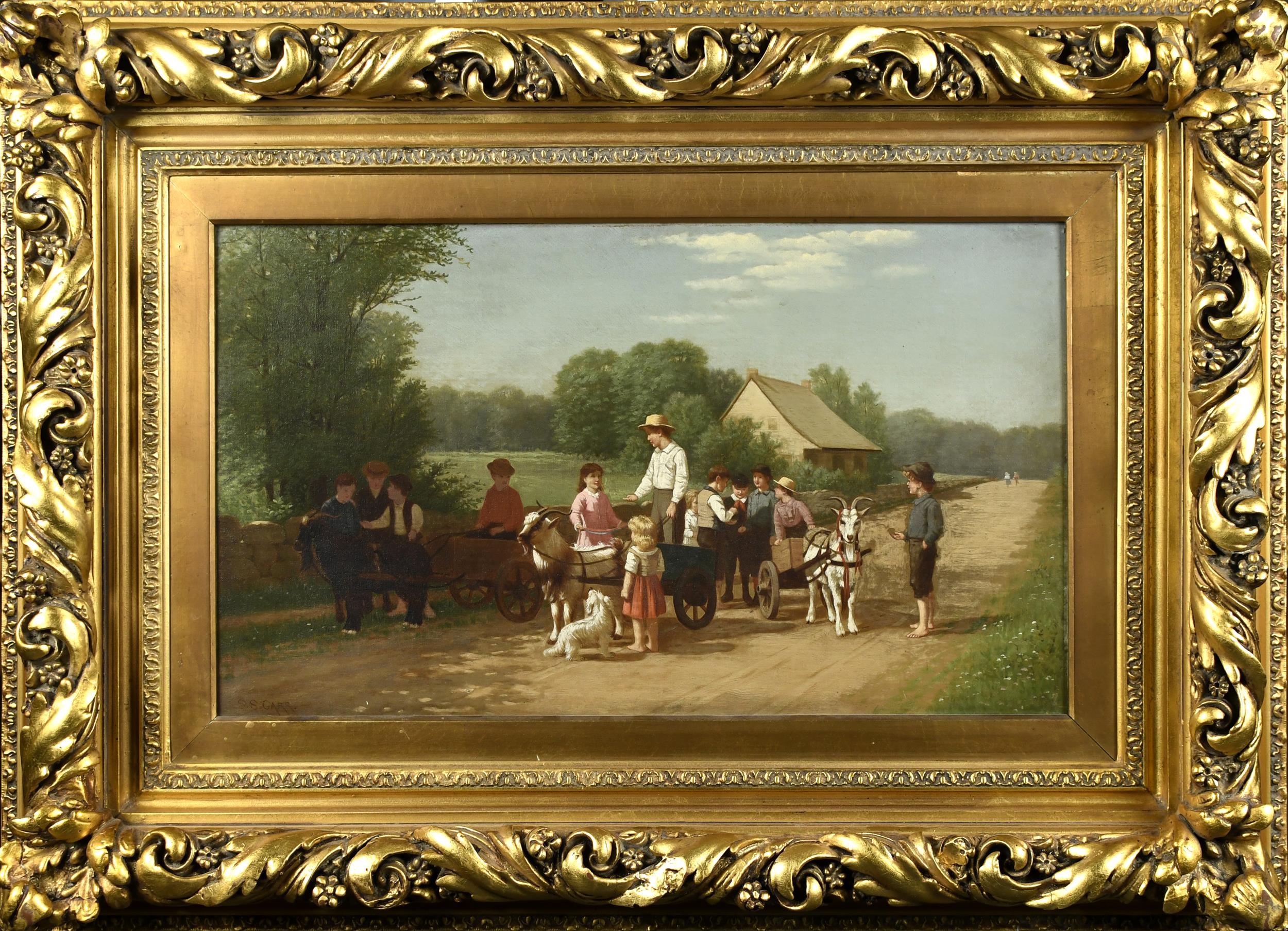 SAMUEL S. CARR OIL ON CANVAS,