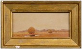 Samuel Triscott watercolor hay