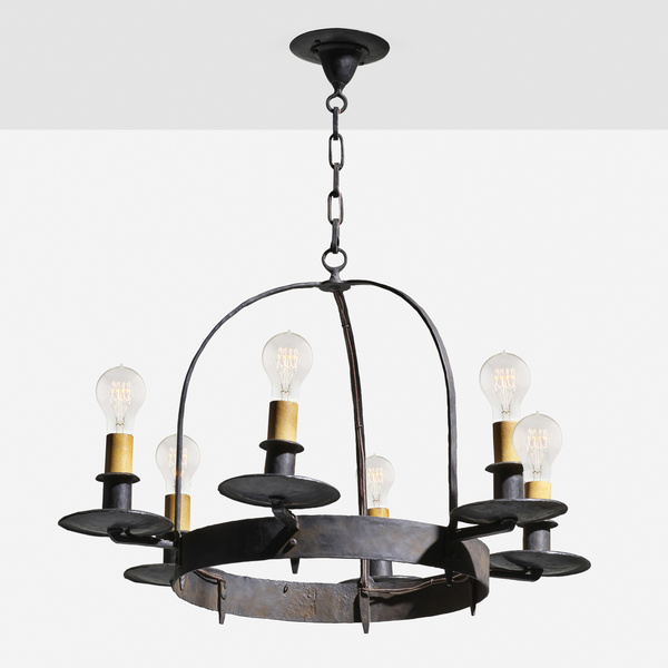 Samuel Yellin. Chandelier from