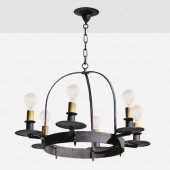 Samuel Yellin. Chandelier from