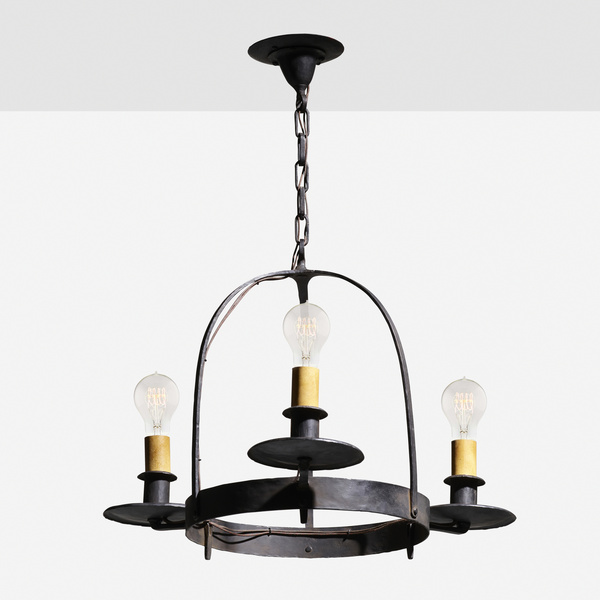 Samuel Yellin. Chandelier from