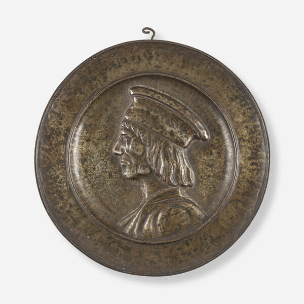 Samuel Yellin. Portrait medallion