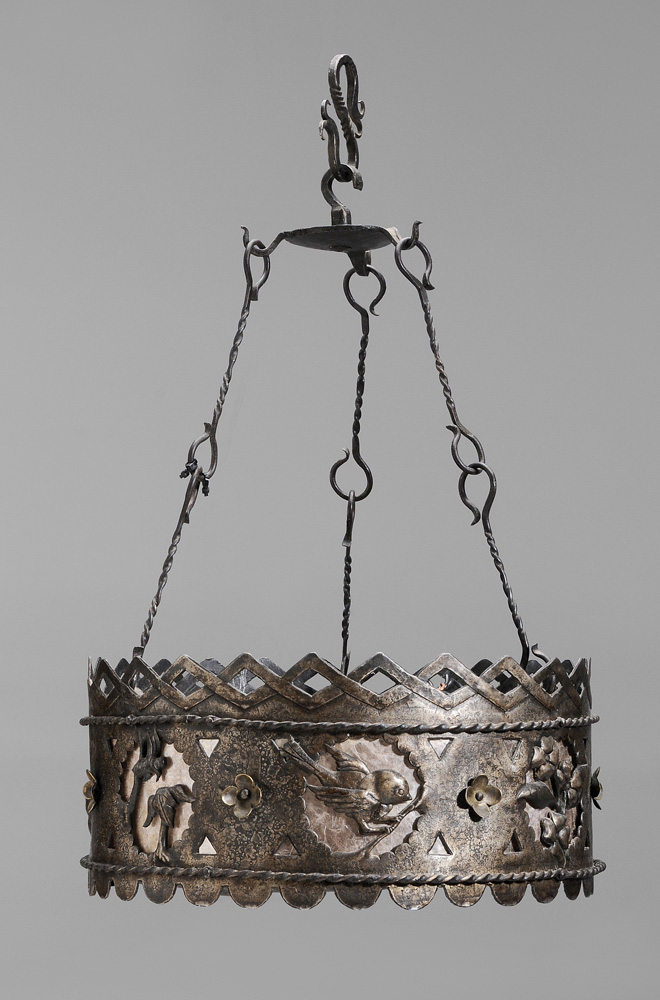 Samuel Yellin Style Light Fixture