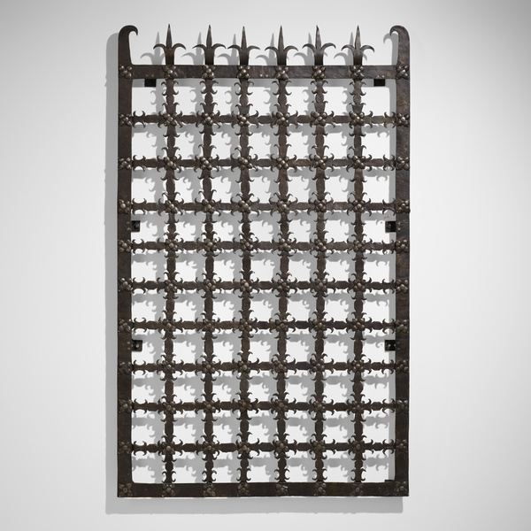 Samuel Yellin. Window grille from