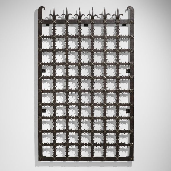 Samuel Yellin. Window grille from