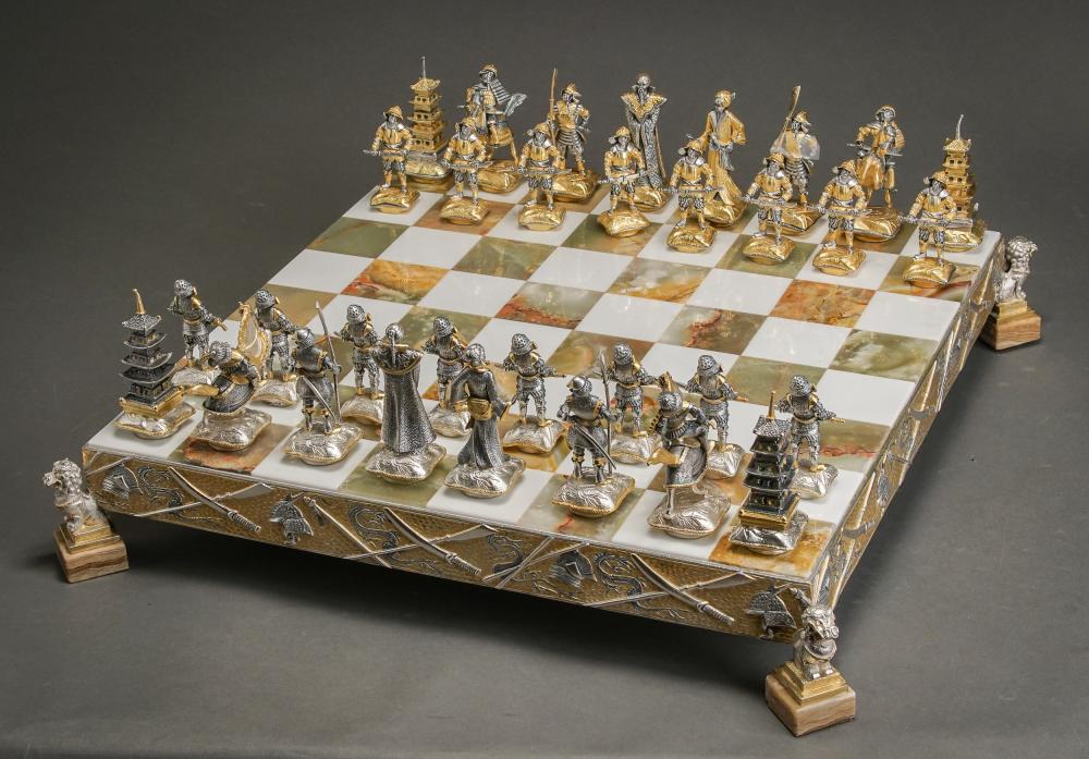 SAMURAI CHESS SET: 'BATTLE OF