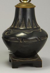 SAN ILDEFANSO SCULPTED BLACK G
