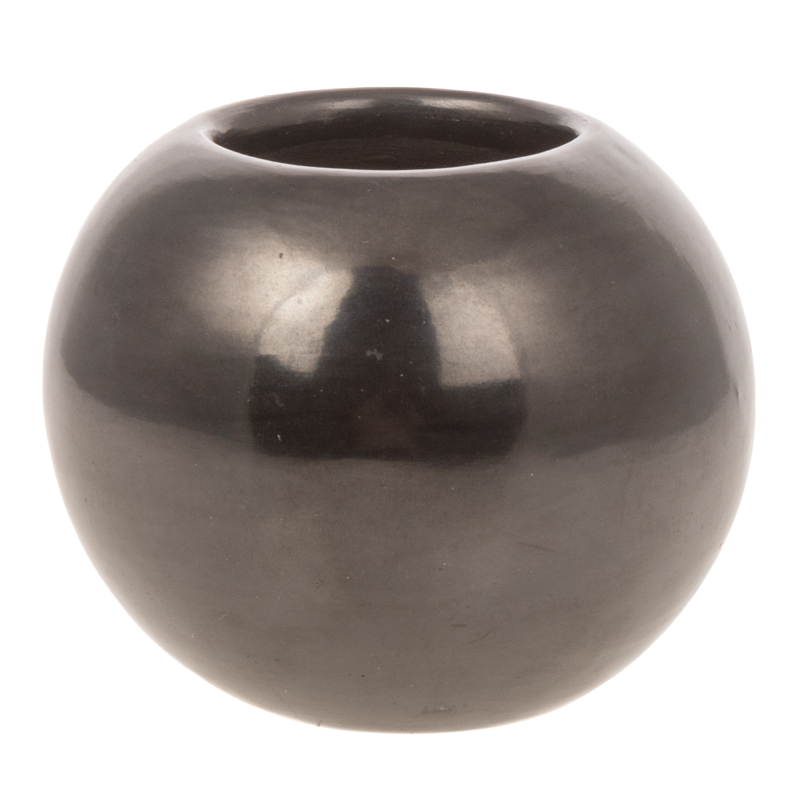 SAN ILDEFONSO BLACK WEAR POT,
