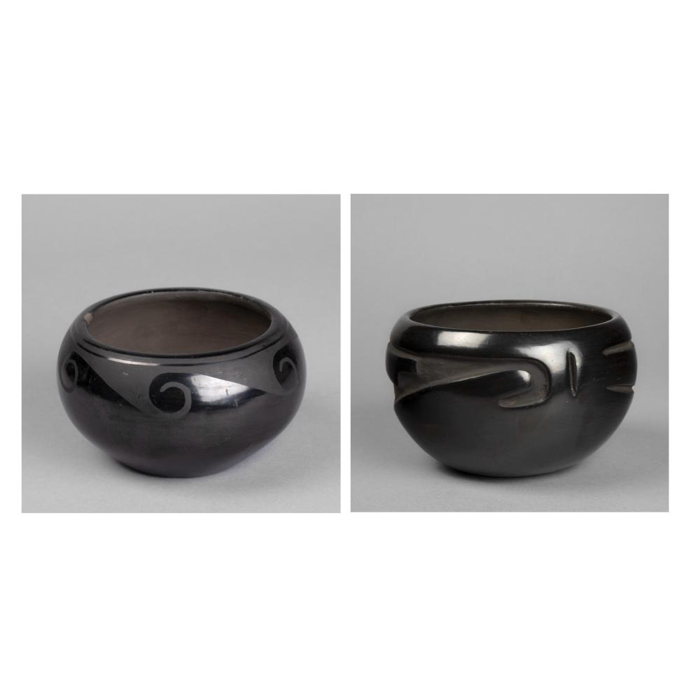 SAN ILDEFONSO, PAIR OF BOWLSSan