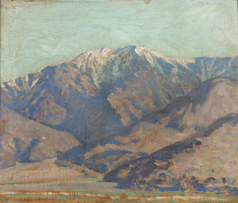 ''San Jacinto'' oil on canvas
