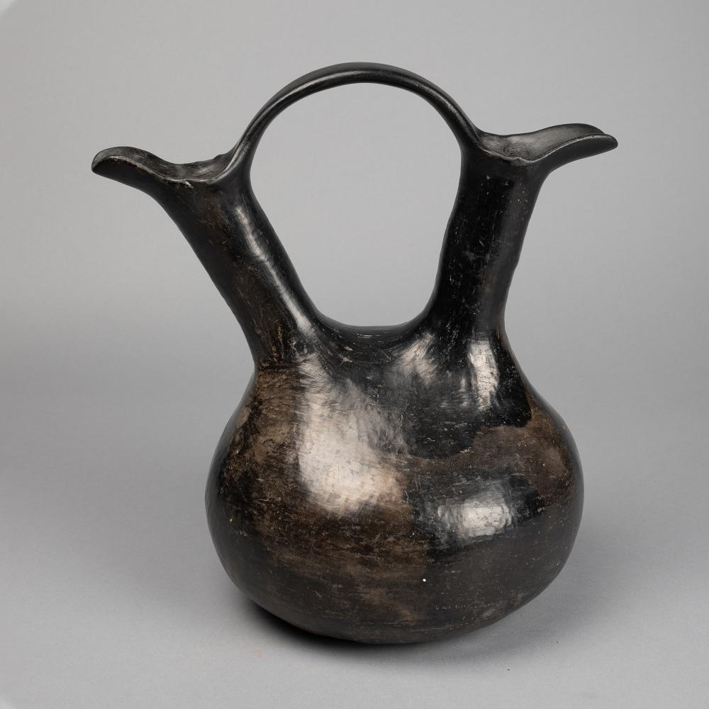 SAN JUAN, BLACKWARE WEDDING VASE,